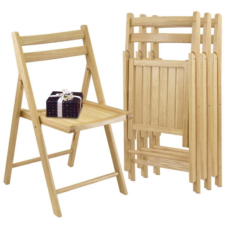 Winsome Solid Wood Banquet Folding Chair Folding Chair Set